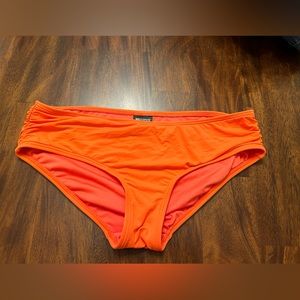 Orange swimsuit bikini bottoms. XL